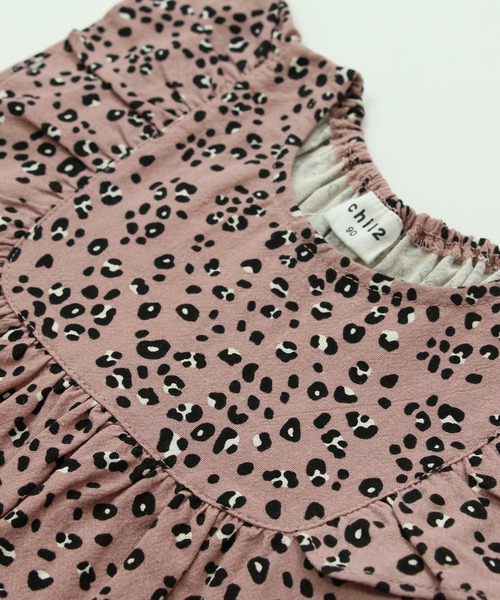 chil2（チルツー）の「布帛フリルTシャツ（Tシャツ/カットソー・キッズ・B/A/F/C/E/D/H/G/J/I・100cm/130cm/120cm/90cm/140cm/110cm/80ｃｍ）」の13枚目の写真