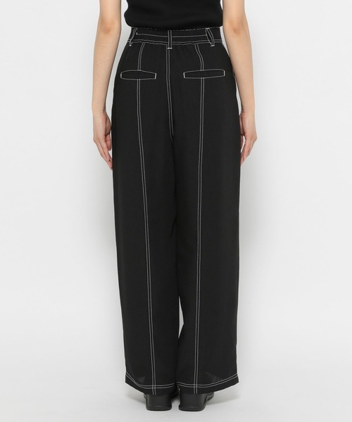 PAGEBOY（ページボーイ）の「ステッチルーズパンツ（その他パンツ・レディース・オフホワイト/ブラック/パープル系その他・FREE）」の18枚目の写真