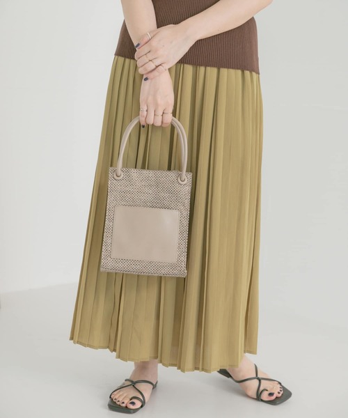 ITEMS URBANRESEARCH(アイテムズ アーバンリサーチ)の「ザツザイ2WAYミニトート(ショルダーバッグ・レディース・オフホワイト/チャコールグレー/ベージュ・-)」の16枚目の写真