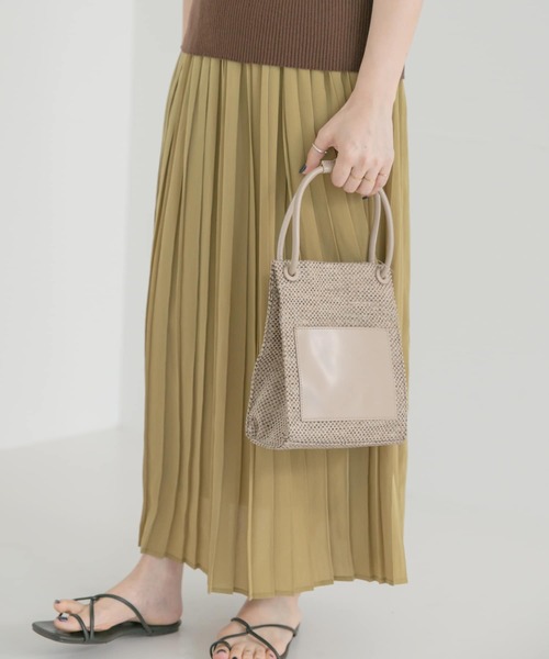 ITEMS URBANRESEARCH(アイテムズ アーバンリサーチ)の「ザツザイ2WAYミニトート(ショルダーバッグ・レディース・オフホワイト/チャコールグレー/ベージュ・-)」の17枚目の写真