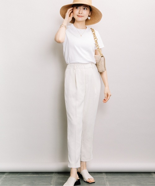 ELVENCE DEUX（エルベンスドゥ）の「ハッスイテーパードPT（その他パンツ・レディース・オフホワイト・MEDIUM/LARGE）」の11枚目の写真