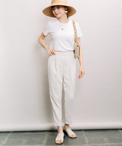 ELVENCE DEUX（エルベンスドゥ）の「ハッスイテーパードPT（その他パンツ・レディース・オフホワイト・MEDIUM/LARGE）」の12枚目の写真