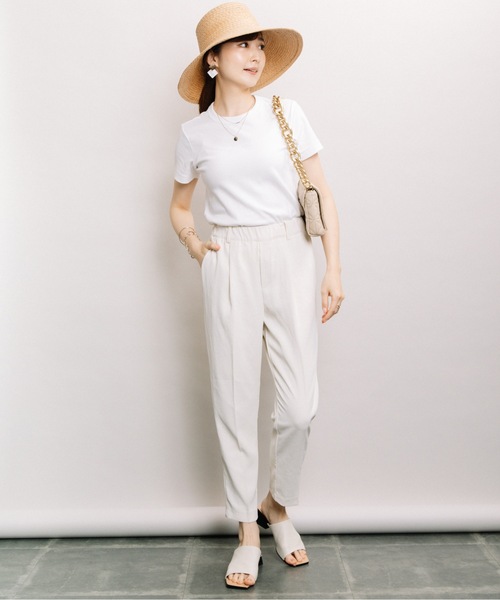 ELVENCE DEUX（エルベンスドゥ）の「ハッスイテーパードPT（その他パンツ・レディース・オフホワイト・MEDIUM/LARGE）」の13枚目の写真