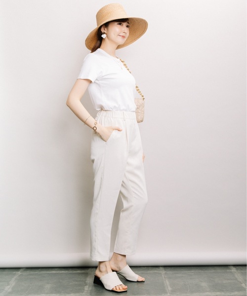 ELVENCE DEUX（エルベンスドゥ）の「ハッスイテーパードPT（その他パンツ・レディース・オフホワイト・MEDIUM/LARGE）」の14枚目の写真