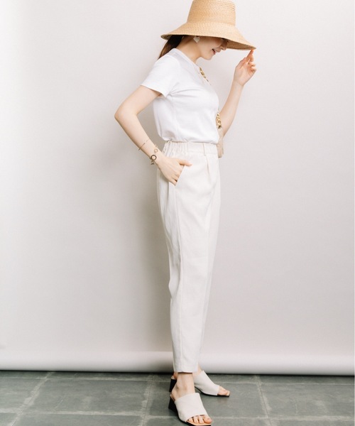 ELVENCE DEUX（エルベンスドゥ）の「ハッスイテーパードPT（その他パンツ・レディース・オフホワイト・MEDIUM/LARGE）」の15枚目の写真