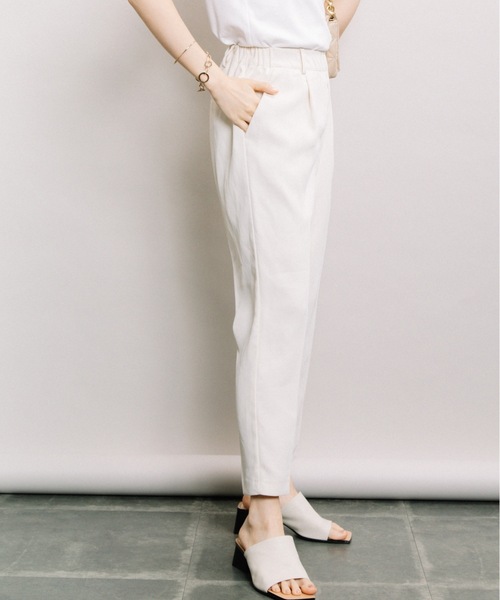 ELVENCE DEUX（エルベンスドゥ）の「ハッスイテーパードPT（その他パンツ・レディース・オフホワイト・MEDIUM/LARGE）」の19枚目の写真