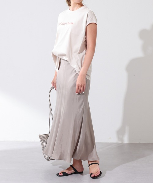 OUVRAGE CLASSE（ウヴラージュクラス）の「フレンチスリーブプリントT（Tシャツ/カットソー・レディース・ホワイト/ベージュ/イエロー/ブラック・FREE）」の13枚目の写真