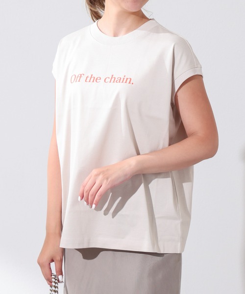 OUVRAGE CLASSE（ウヴラージュクラス）の「フレンチスリーブプリントT（Tシャツ/カットソー・レディース・ホワイト/ベージュ/イエロー/ブラック・FREE）」の15枚目の写真