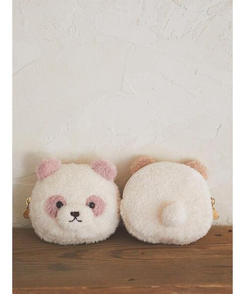 Maison de FLEUR(メゾンドフルール)の「パンダコインケース(コインケース・レディース・ベージュ/ピンクベージュ・FREE)」の4枚目の写真