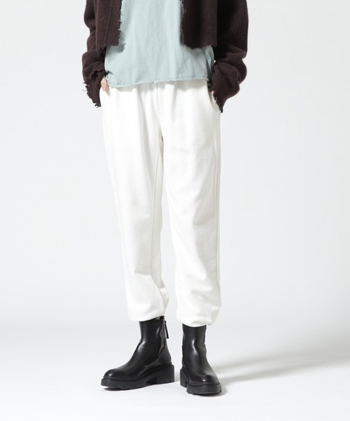 BEAVER(ビーバー)の「VESTI/ヴェスティ TOMMY PANTALONE FRENCH TERRY スウェットパンツ IT818TFT(スウェットパンツ・レディース・ホワイト/パープル/ネイビー/オレンジ・SMALL)」の1枚目の写真