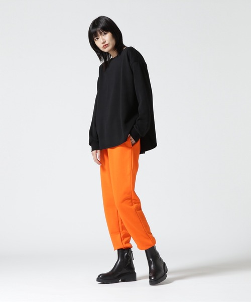 BEAVER(ビーバー)の「VESTI/ヴェスティ TOMMY PANTALONE FRENCH TERRY スウェットパンツ IT818TFT(スウェットパンツ・レディース・ホワイト/パープル/ネイビー/オレンジ・SMALL)」の13枚目の写真