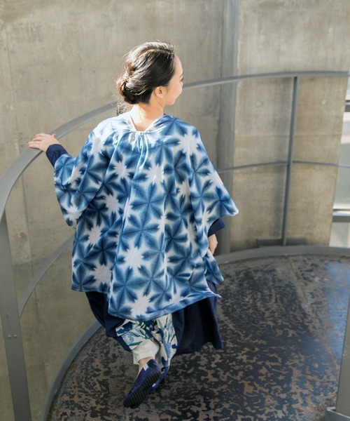 カヤ（カヤ）の「【カヤ】有松絞り 雪花羽衣（カーディガン/ボレロ・レディース・その他1/その他2・FREE）」の13枚目の写真