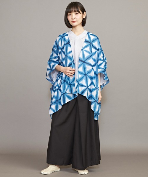 カヤ（カヤ）の「【カヤ】有松絞り 雪花羽衣（カーディガン/ボレロ・レディース・その他1/その他2・FREE）」の4枚目の写真