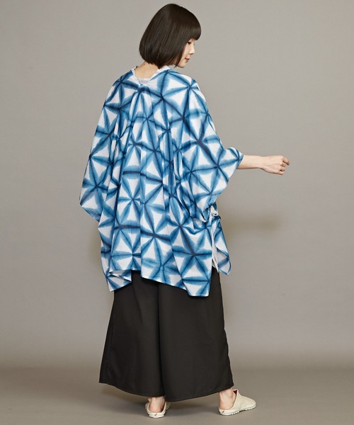 カヤ（カヤ）の「【カヤ】有松絞り 雪花羽衣（カーディガン/ボレロ・レディース・その他1/その他2・FREE）」の6枚目の写真