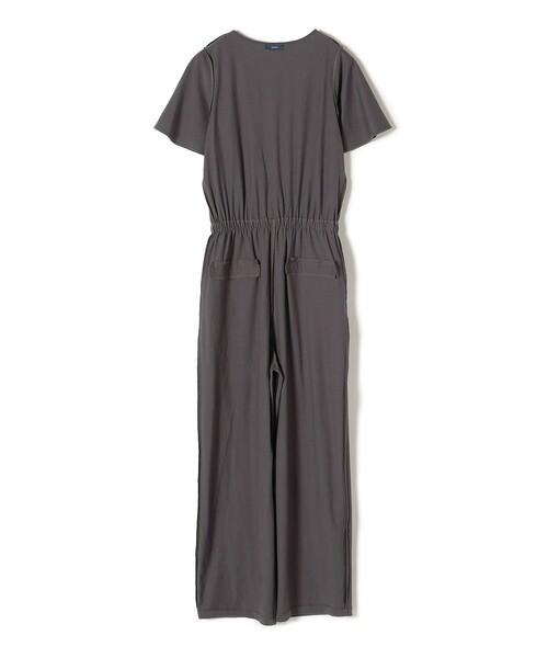 SHIPS(シップス)の「*フロントボタンVネックサロペット◇(つなぎ/オールインワン・レディース・チャコールグレー/グリーン/ライム/ダークブルー・SMALL/MEDIUM)」の6枚目の写真