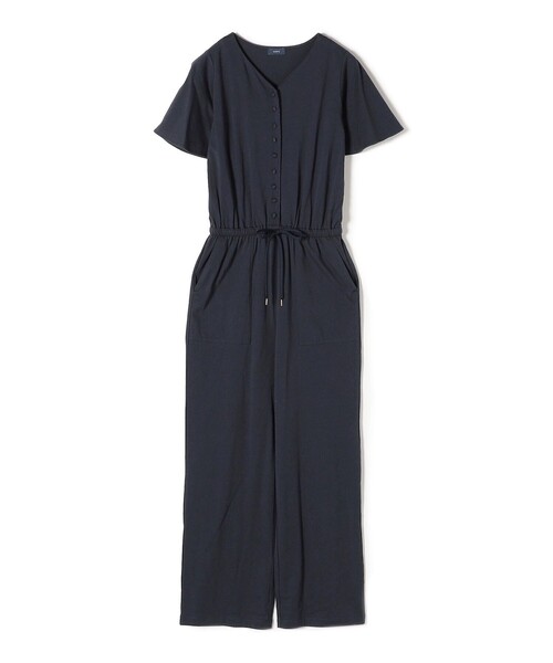 SHIPS(シップス)の「*フロントボタンVネックサロペット◇(つなぎ/オールインワン・レディース・チャコールグレー/グリーン/ライム/ダークブルー・SMALL/MEDIUM)」の11枚目の写真