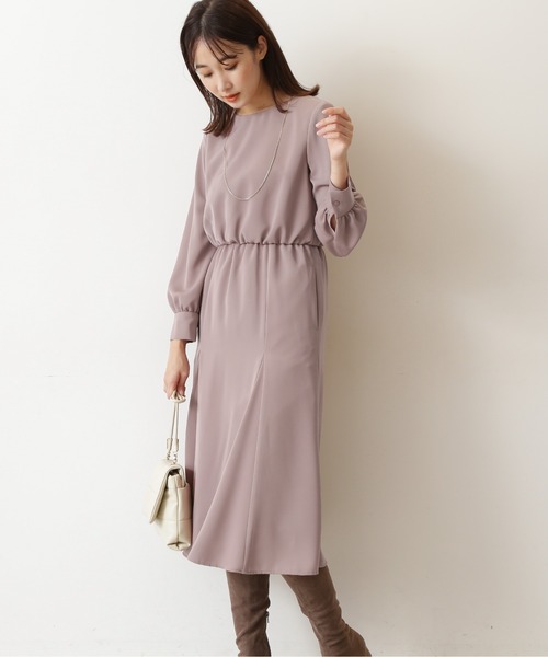 セール ブランド古着 長袖ワンピース ワンピース Natural Beauty Basic ナチュラルビューティーベーシック のファッション通販 Zozoused