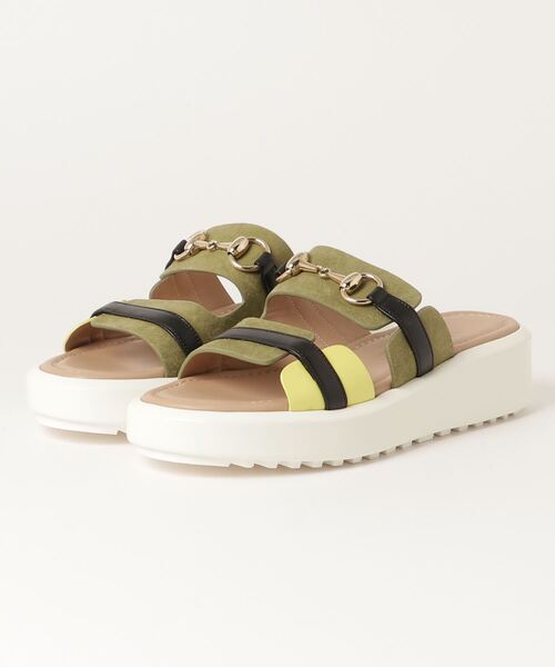 Uncut Bound(アンカットバウンド)の「ANNAISHA(アンナイシャ) VIDI サンダル(サンダル・レディース・ブラック/カーキ・36/35)」の7枚目の写真