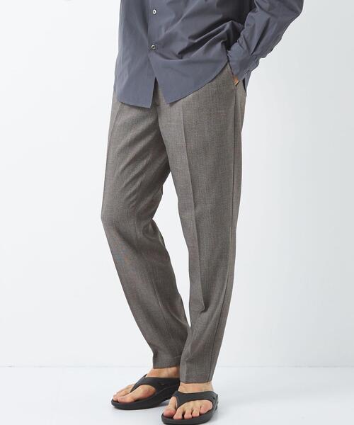 green label relaxing（グリーンレーベルリラクシング）の「シャークスキン オルマイ イージー パンツ -ストレッチ・マシンウォッシャブル・防シワ-（その他パンツ・メンズ・ダークブラウン/ネイビー/グレー/ダークグレー・S/M/L/XL）」の13枚目の写真