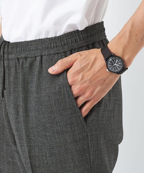 green label relaxing（グリーンレーベルリラクシング）の「シャークスキン オルマイ イージー パンツ -ストレッチ・マシンウォッシャブル・防シワ-（その他パンツ・メンズ・ダークブラウン/ネイビー/グレー/ダークグレー・S/M/L/XL）」の21枚目の写真