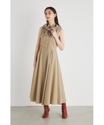 rienda | スカーフポイントフレアワンピース(ワンピース)