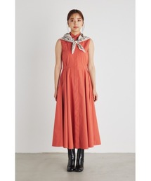 rienda | スカーフポイントフレアワンピース(ワンピース)