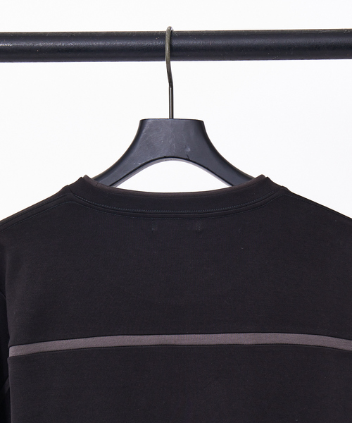 5351 POUR LES HOMMES(ゴーサンゴーイチプールオム)の「バックラインロングスリーブTシャツ(Tシャツ/カットソー・メンズ・ホワイト/ブラック/カーキ・44/46/48/50)」の6枚目の写真