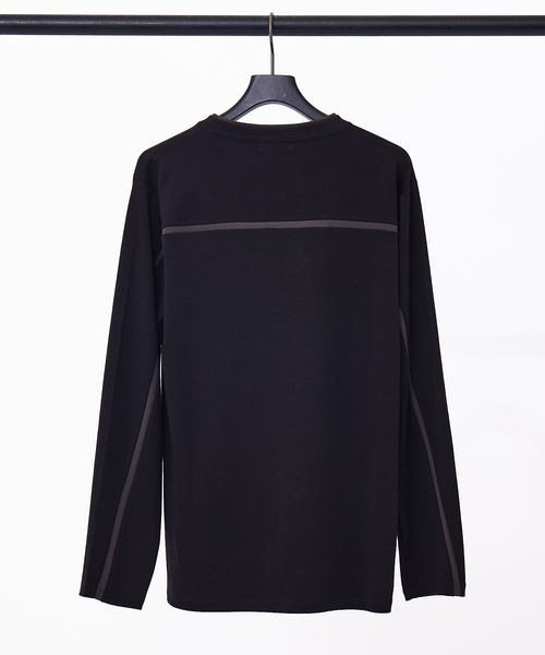 5351 POUR LES HOMMES(ゴーサンゴーイチプールオム)の「バックラインロングスリーブTシャツ(Tシャツ/カットソー・メンズ・ホワイト/ブラック/カーキ・44/46/48/50)」の9枚目の写真