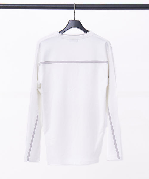 5351 POUR LES HOMMES(ゴーサンゴーイチプールオム)の「バックラインロングスリーブTシャツ(Tシャツ/カットソー・メンズ・ホワイト/ブラック/カーキ・44/46/48/50)」の12枚目の写真