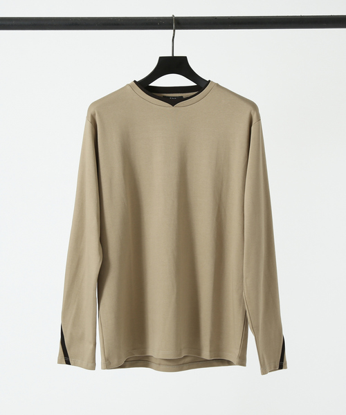 5351 POUR LES HOMMES(ゴーサンゴーイチプールオム)の「バックラインロングスリーブTシャツ(Tシャツ/カットソー・メンズ・ホワイト/ブラック/カーキ・44/46/48/50)」の18枚目の写真