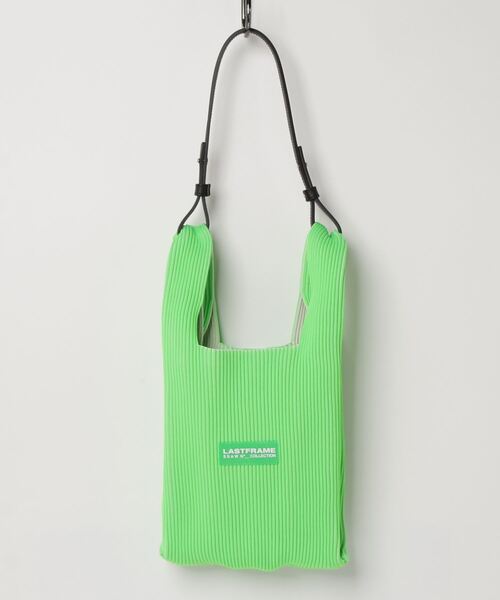 LASTFRAME(ラストフレーム)の「LASTFRAME TWO TONE MARKET BAG SMALL(ハンドバッグ・レディース・ブラック/オレンジ/ライトグリーン・FREE)」の11枚目の写真