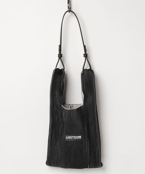 LASTFRAME(ラストフレーム)の「LASTFRAME TWO TONE MARKET BAG SMALL(ハンドバッグ・レディース・ブラック/オレンジ/ライトグリーン・FREE)」の10枚目の写真