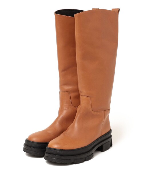 REMME（レメ）の「REMME: トラック ソール ロング ブーツ◇（ブーツ・レディース・ブラック/ブラウン・38/36/37）」の6枚目の写真