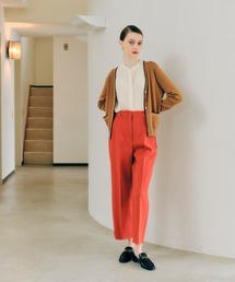 YECCA VECCA | サイドベルテッドハイウエストパンツ(その他パンツ)