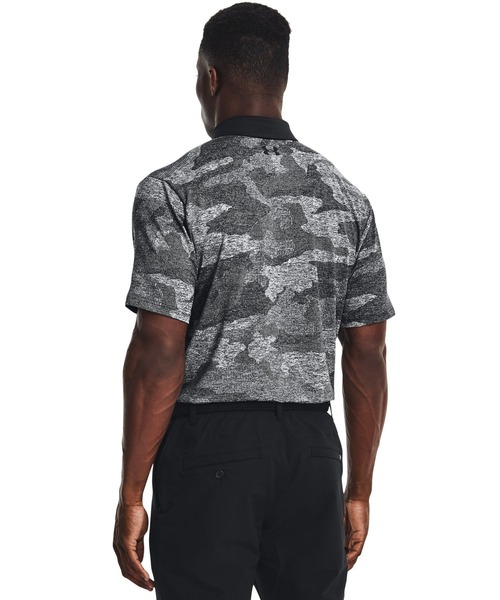 UNDER ARMOUR(アンダーアーマー)の「UAプレーオフ2.0 ポロ 〈ジャカード〉(ゴルフ/メンズ)(ポロシャツ・メンズ・ブルー/グレー/ブラック・S/M/L/XXL/XL)」の4枚目の写真