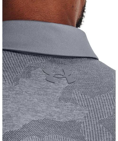 UNDER ARMOUR(アンダーアーマー)の「UAプレーオフ2.0 ポロ 〈ジャカード〉(ゴルフ/メンズ)(ポロシャツ・メンズ・ブルー/グレー/ブラック・S/M/L/XXL/XL)」の9枚目の写真