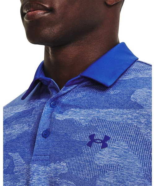 UNDER ARMOUR(アンダーアーマー)の「UAプレーオフ2.0 ポロ 〈ジャカード〉(ゴルフ/メンズ)(ポロシャツ・メンズ・ブルー/グレー/ブラック・S/M/L/XXL/XL)」の12枚目の写真