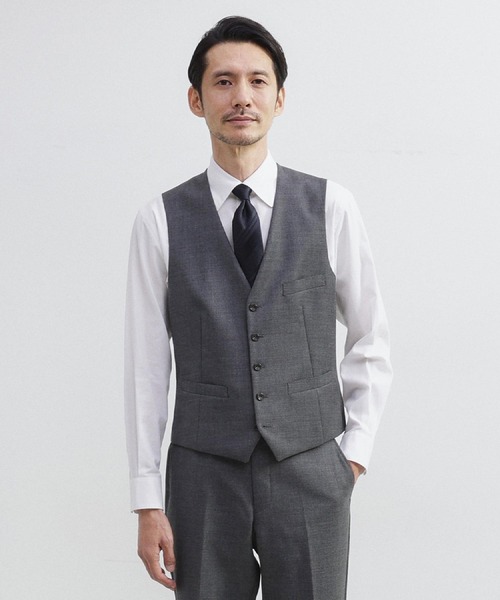 セール】【3ピース対応】シャイニーシャークピンヘッド ベスト（スーツ