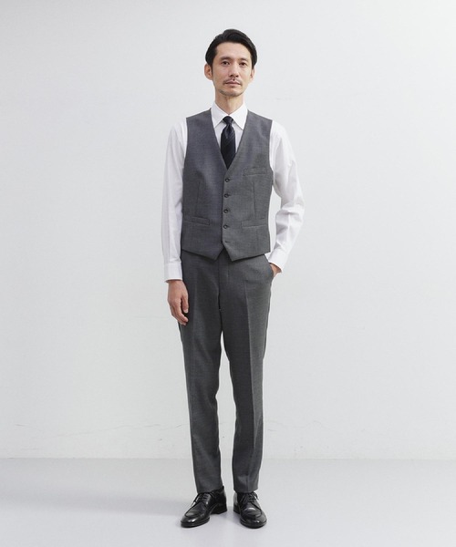 セール】【3ピース対応】シャイニーシャークピンヘッド ベスト（スーツ