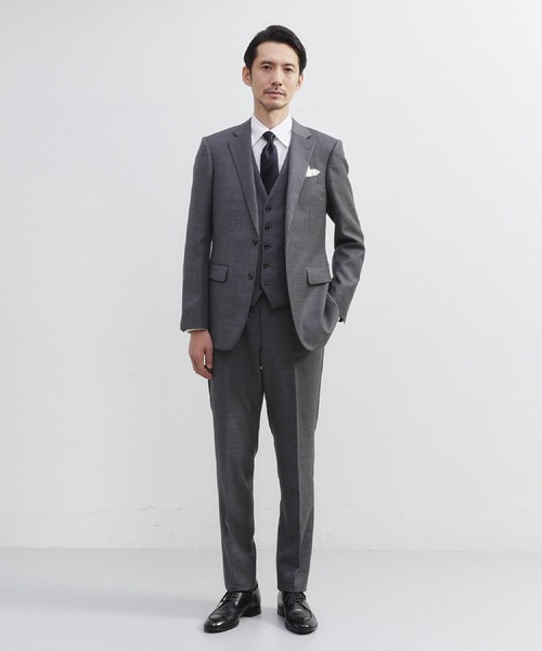 セール】【3ピース対応】シャイニーシャークピンヘッド ベスト（スーツ