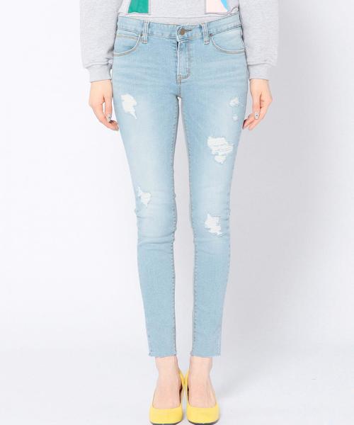 Another Edition(アナザーエディション)の「クラッシュスキニーデニムパンツ/ AEBC CRASH SKINY DNM◆(その他パンツ・レディース・ライトブルー/コバルトブルー・MEDIUM/SMALL)」の15枚目の写真