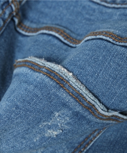 Another Edition(アナザーエディション)の「クラッシュスキニーデニムパンツ/ AEBC CRASH SKINY DNM◆(その他パンツ・レディース・ライトブルー/コバルトブルー・MEDIUM/SMALL)」の13枚目の写真