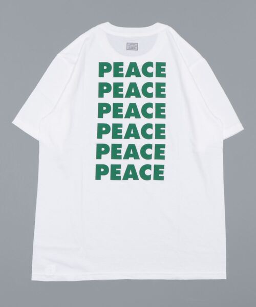 Bshop（ビショップ）の「TANGTANG | PEACEプリントTシャツ MEN（Tシャツ/カットソー・メンズ・ホワイト系その他・MEDIUM/X-LARGE/LARGE）」の2枚目の写真