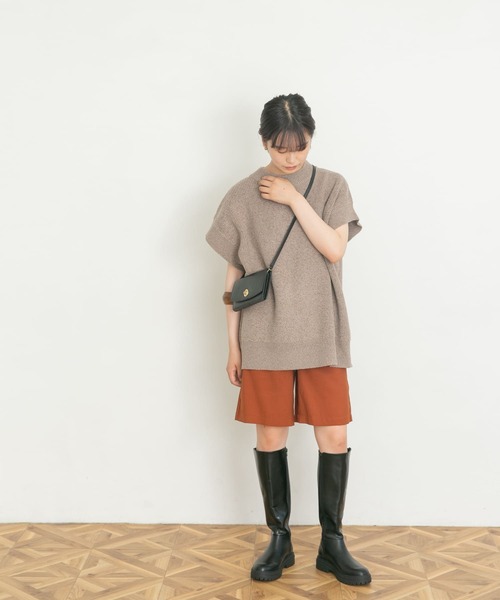 UR Lab.(アーバンリサーチラボ)の「ニットルーズベスト(ベスト・レディース・ブラック/ネイビー/モカ・FREE)」の22枚目の写真