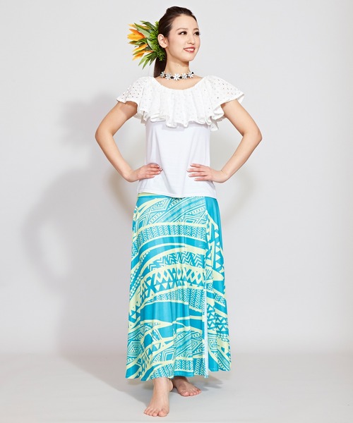 Maunaloa(マウナロア)の「【Maunaloa】フレンチフリルトップス(Tシャツ/カットソー・レディース・ホワイト/ブラック/マジェンタ・M/L)」の19枚目の写真