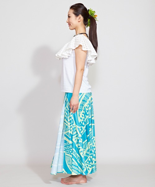 Maunaloa(マウナロア)の「【Maunaloa】フレンチフリルトップス(Tシャツ/カットソー・レディース・ホワイト/ブラック/マジェンタ・M/L)」の16枚目の写真