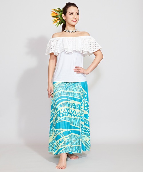 Maunaloa(マウナロア)の「【Maunaloa】フレンチフリルトップス(Tシャツ/カットソー・レディース・ホワイト/ブラック/マジェンタ・M/L)」の20枚目の写真