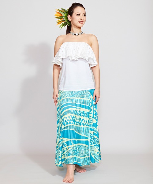Maunaloa(マウナロア)の「【Maunaloa】フレンチフリルトップス(Tシャツ/カットソー・レディース・ホワイト/ブラック/マジェンタ・M/L)」の17枚目の写真