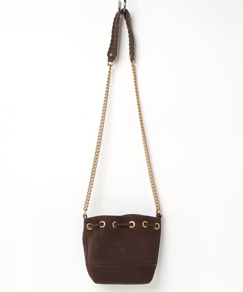 Guess（ゲス）の「KAOMA Crossbody Bucket（ショルダーバッグ・レディース・ブラック/ベージュ/ブラウン/ストーン・ONE SIZE）」の9枚目の写真