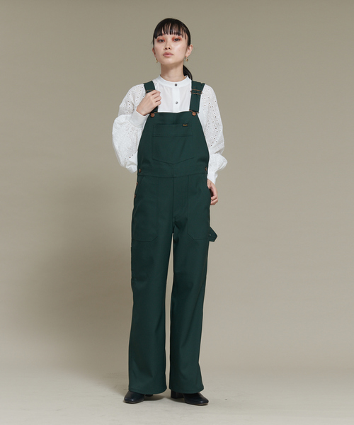 Wrangler（ラングラー）の「【WEB限定】Wranglerフレアオーバーオール（サロペット/オーバーオール・レディース・ブラック/ブラウン/グリーン・フリー）」の4枚目の写真